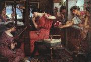John William Waterhouse Penelope and the Suitors Sweden oil painting reproduction